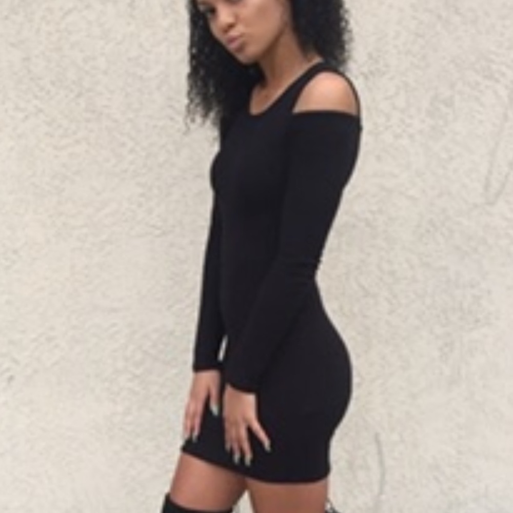 black dress